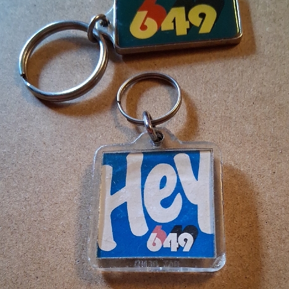 Colorful Keychain Set with Retro Design - Picture 5 of 7
